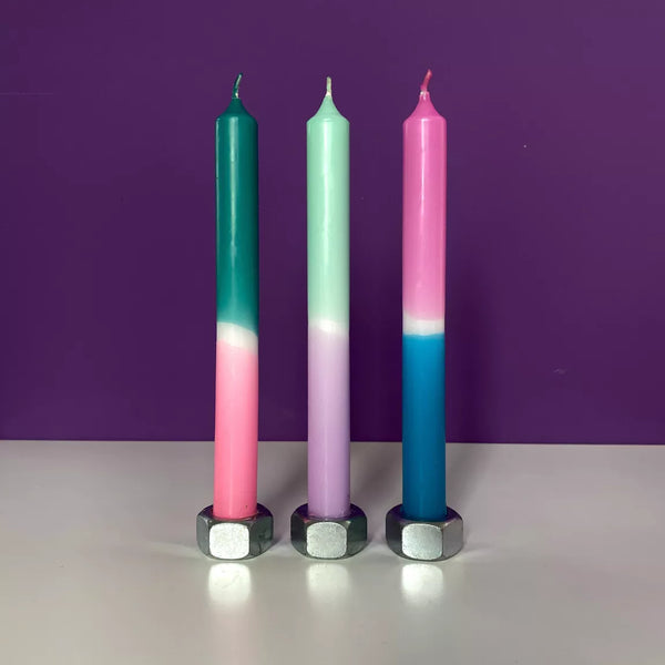 Kerzen Dip Dye Neon * Northern Lights