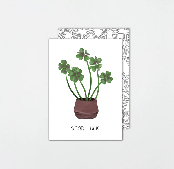 Grußkarte *good luck* Viel Glück | Somaj GK