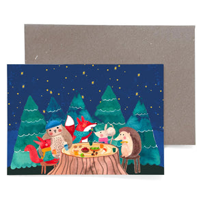 Weihnachtskarte *Weihnachtsschmaus*  | Frau Ottilie
