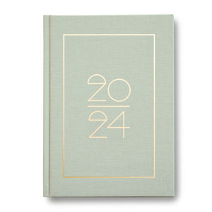 Hardcover Kalender/ Planner 2024 Mint | Navucko (DIN A5)