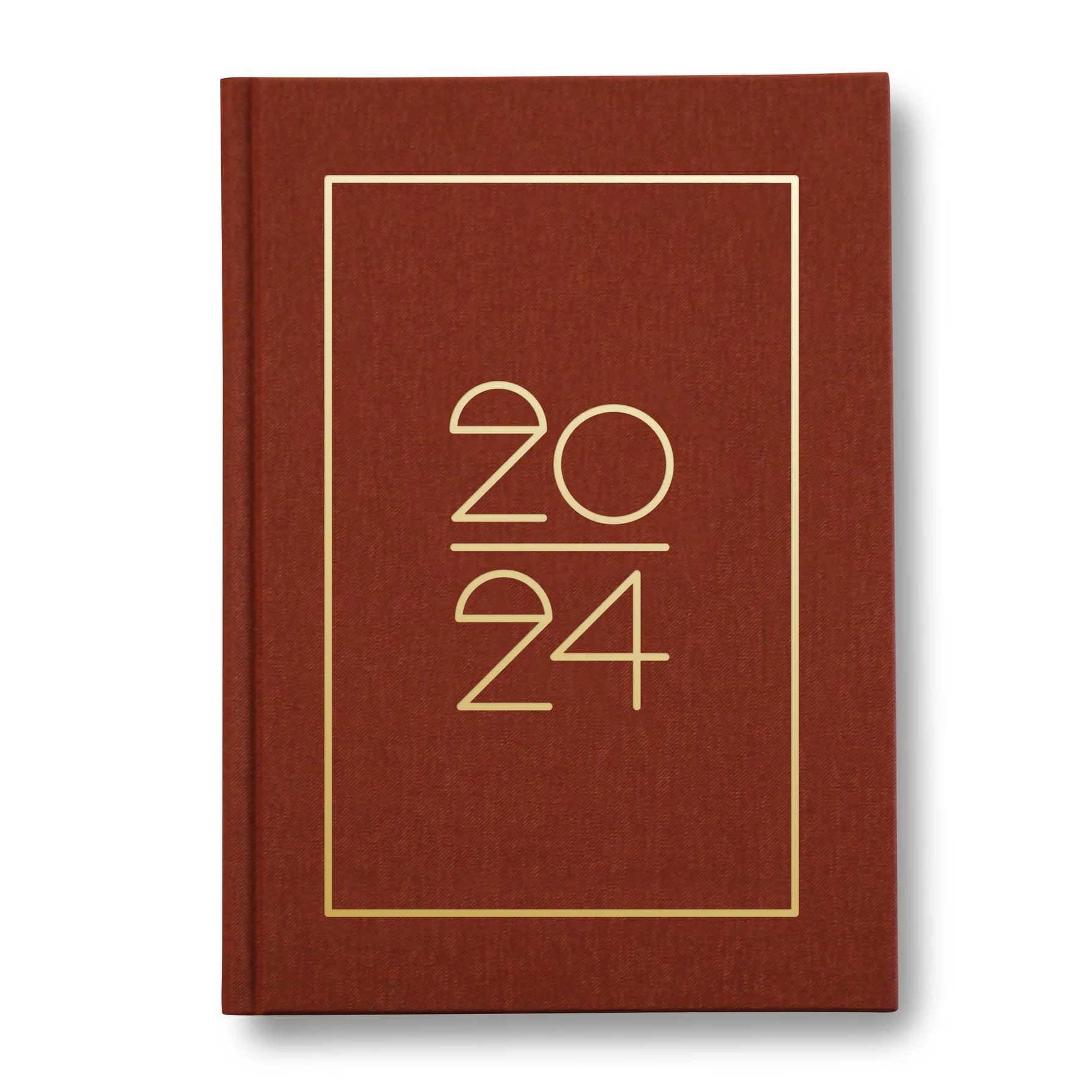 Hardcover Kalender/ Planner 2024 Terracotta | Navucko (DIN A5)