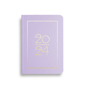 Pocket Kalender / Planner 2024 Lavender | Navucko (DIN A6)