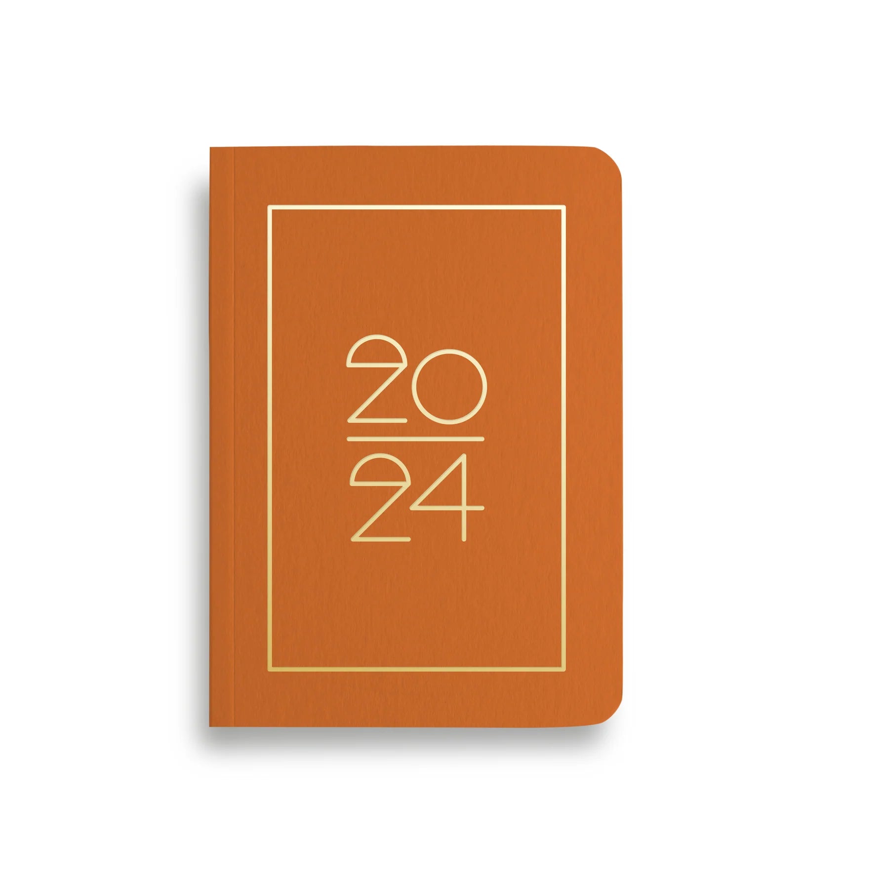 Pocket Kalender / Planner 2024 Rust Red | Navucko (DIN A6)