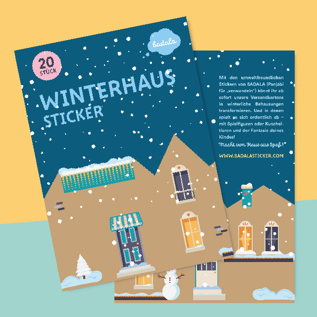 Badala WINTERHAUS - DIY Sticker Winter Edition