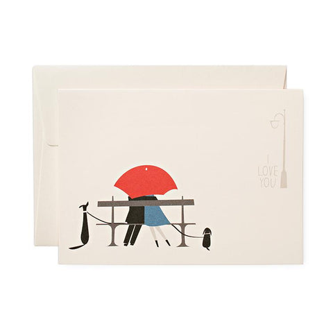 Grußkarte *Red Umbrella* | Pleased to meet
