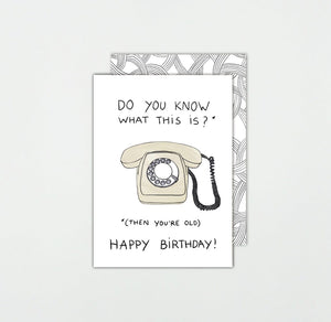 Grußkarte *Happy Birthday* PHONE | Somaj GK