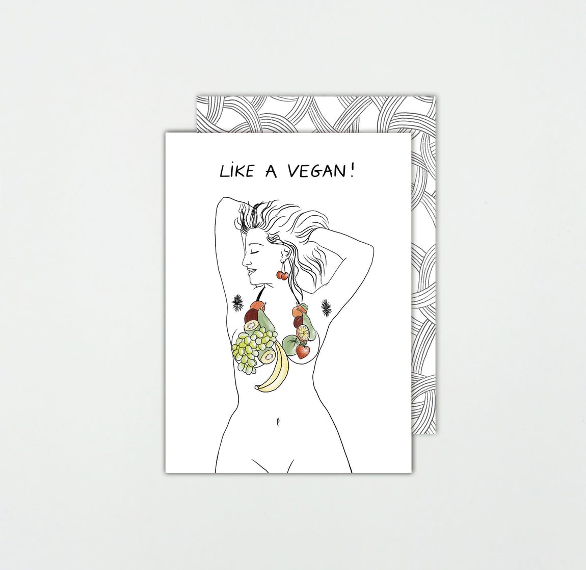 Grußkarte *like a vegan* | Somaj GK