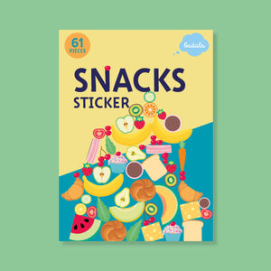 SNACKS Sticker von Badala - DIY Lebensmittel Spiel