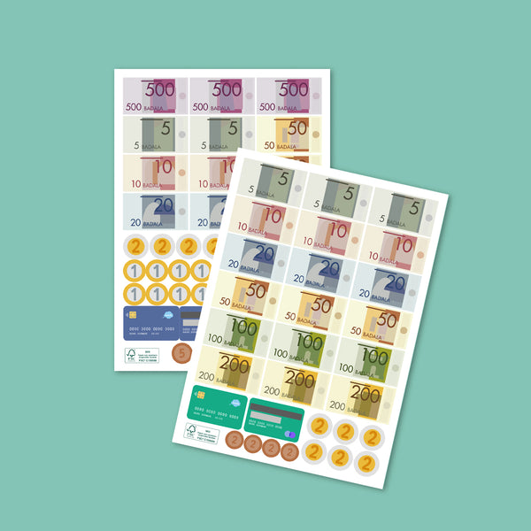 MONEY Sticker von Badala - DIY Spielgeld