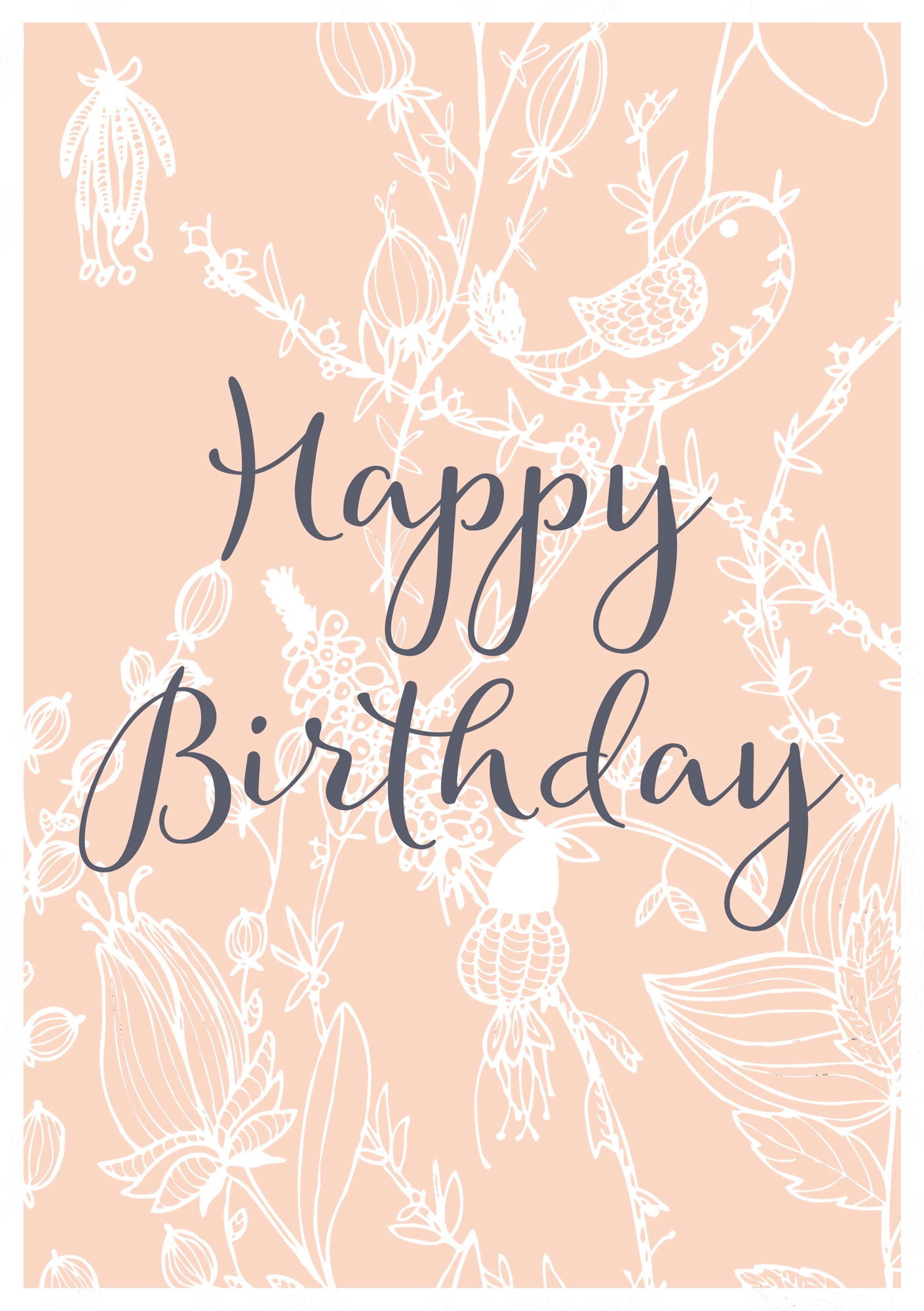 Postkarte Pipilotta *Happy Birthday*