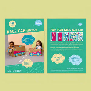 Badala RACE CAR - DIY Rennauto Sticker