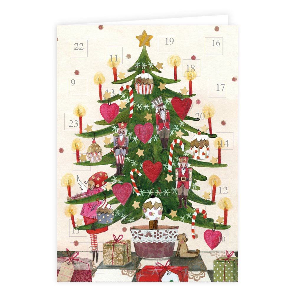 Adventkalender Klappkarte *Weihnachtsbaum*