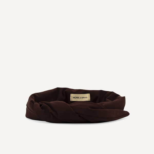Headband • mahogany Baumwolle | Monk and Anna