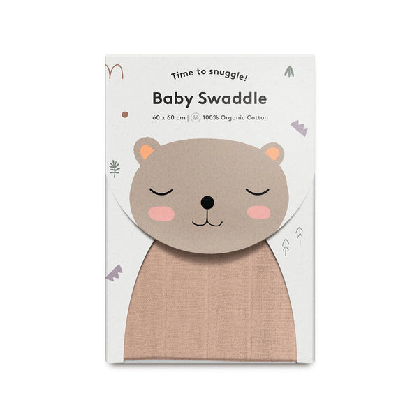 Baby Swaddle - Berry | Musselin Tuch Biobaumwolle