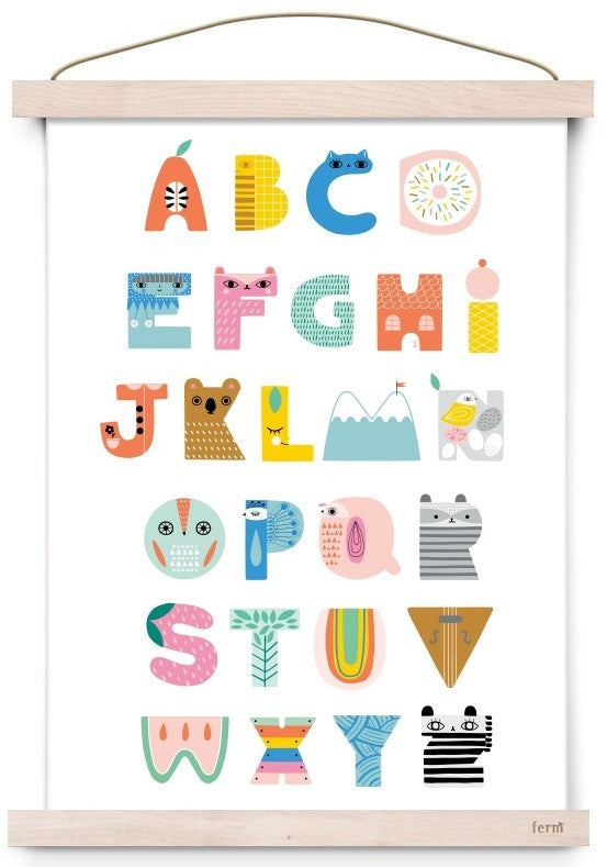 Poster ABC Alphabet Suzy Ultman
